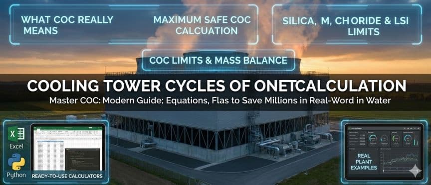 Cooling Tower Cycles of Concentration Explained – The Complete Engineering Guide