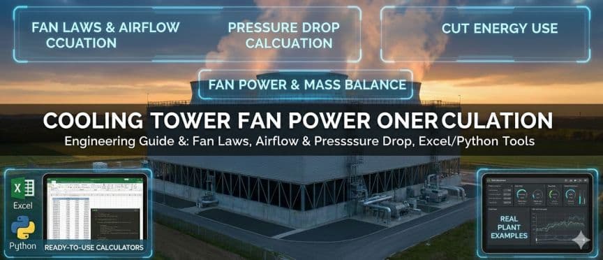 Cooling Tower Fan Power Calculation – The Definitive Guide