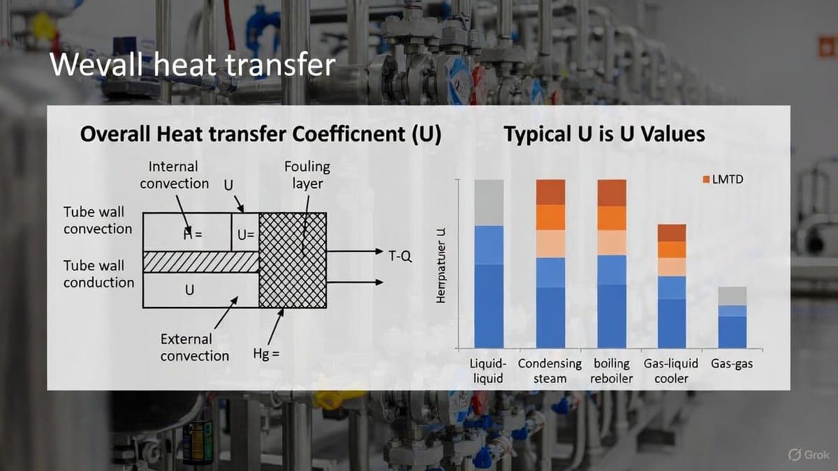 Overall Heat Transfer Coefficient U – Practical Design Guide